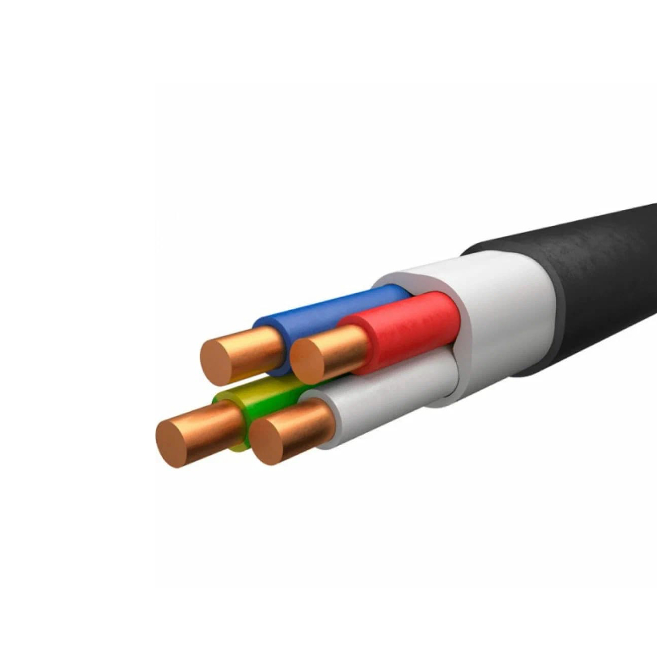 Кабель АВВГнг(А) LS 4х4 Элпром круглый