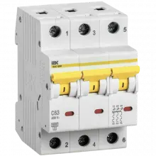 Автоматический выключатель IEK ВА47-60М 3п 32А хар. С